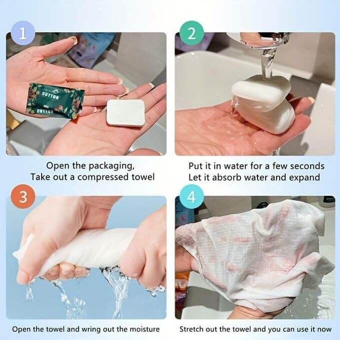 disposable compressed towel machine