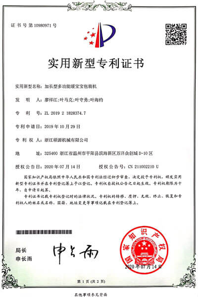 Patent Certificate 4